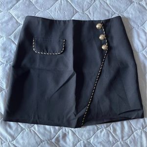 Black Asymmetrical Skirt
